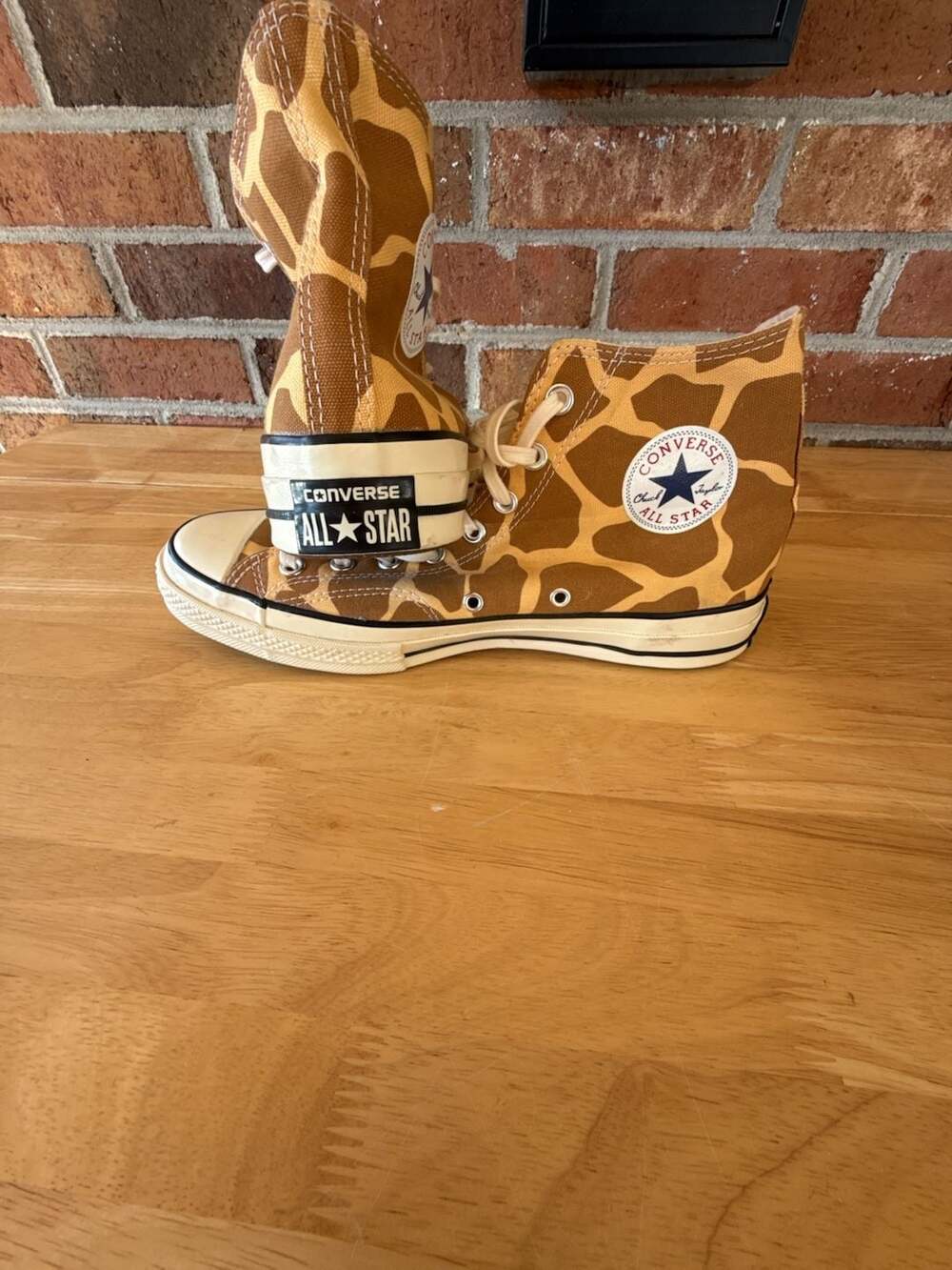Converse Chuck Taylor 70 High Top Giraffe Print Sneakers 144682C